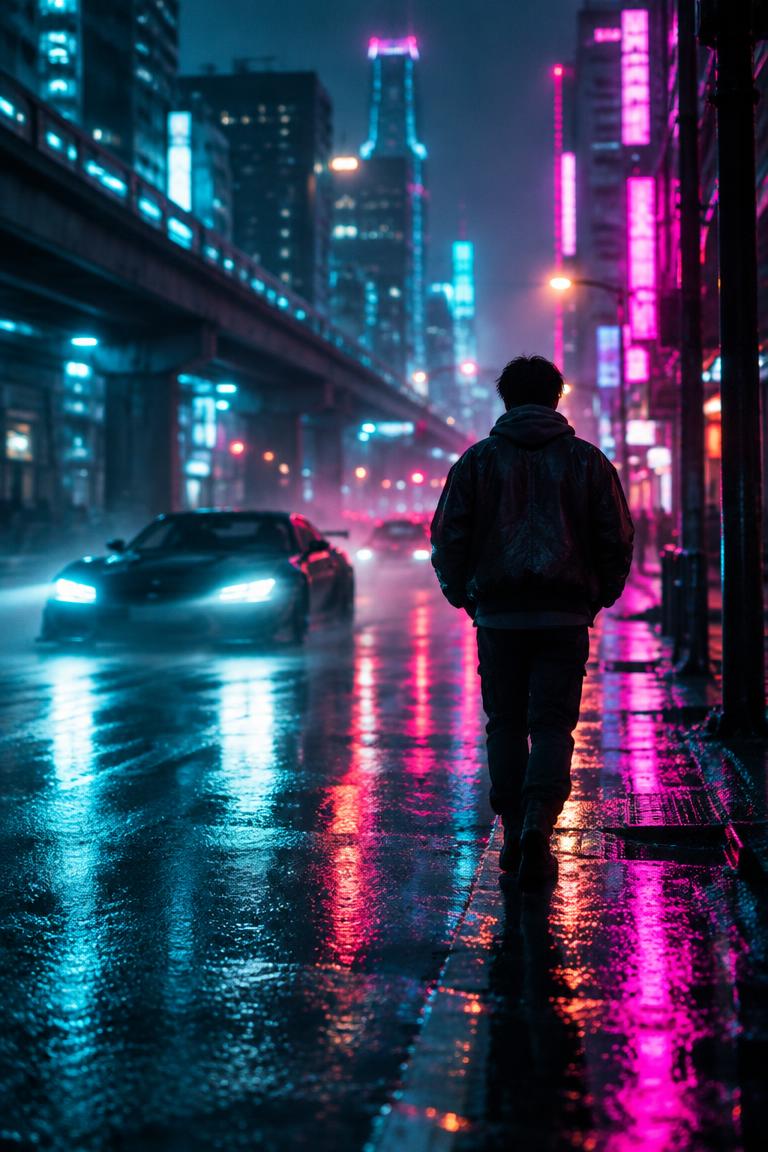 Neon Drift key art
